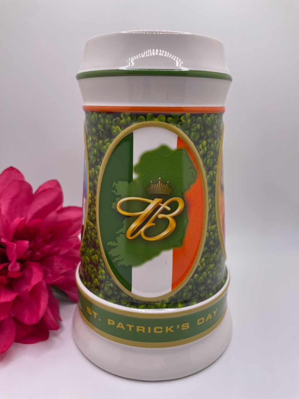 2004 Anheuser-Busch Collection St. Patrick's Day Ceramic Beer Stein